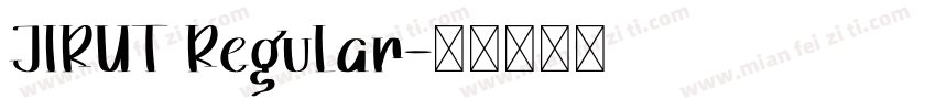 JIRUT Regular字体转换